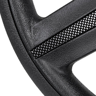 Gussi Italia® Brenta Black/Carbon Fiber Steering Wheel for EZGO Lakeside Buggies