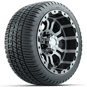 Set of (4) 12 in GTW Omega Wheels with 205/30-12 GTW Fusion Street Tires Lakeside Buggies Parts and Accessories