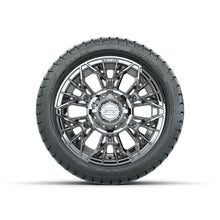 Set of (4) 12 in GTW® Stellar Chrome Wheels with 215/35-12 Mamba Street Tires Lakeside Buggies Parts and Accessories