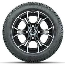 Set of (4) 12 in GTW Spyder Wheels with 215/40-12 Excel Classic Street Tires Lakeside Buggies Parts and Accessories