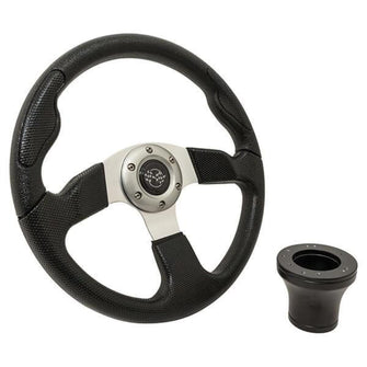 Lakeside Buggies Club Car DS Black Sport Steering Wheel Kit 1982-Up- 06-110 GTW Steering accessories