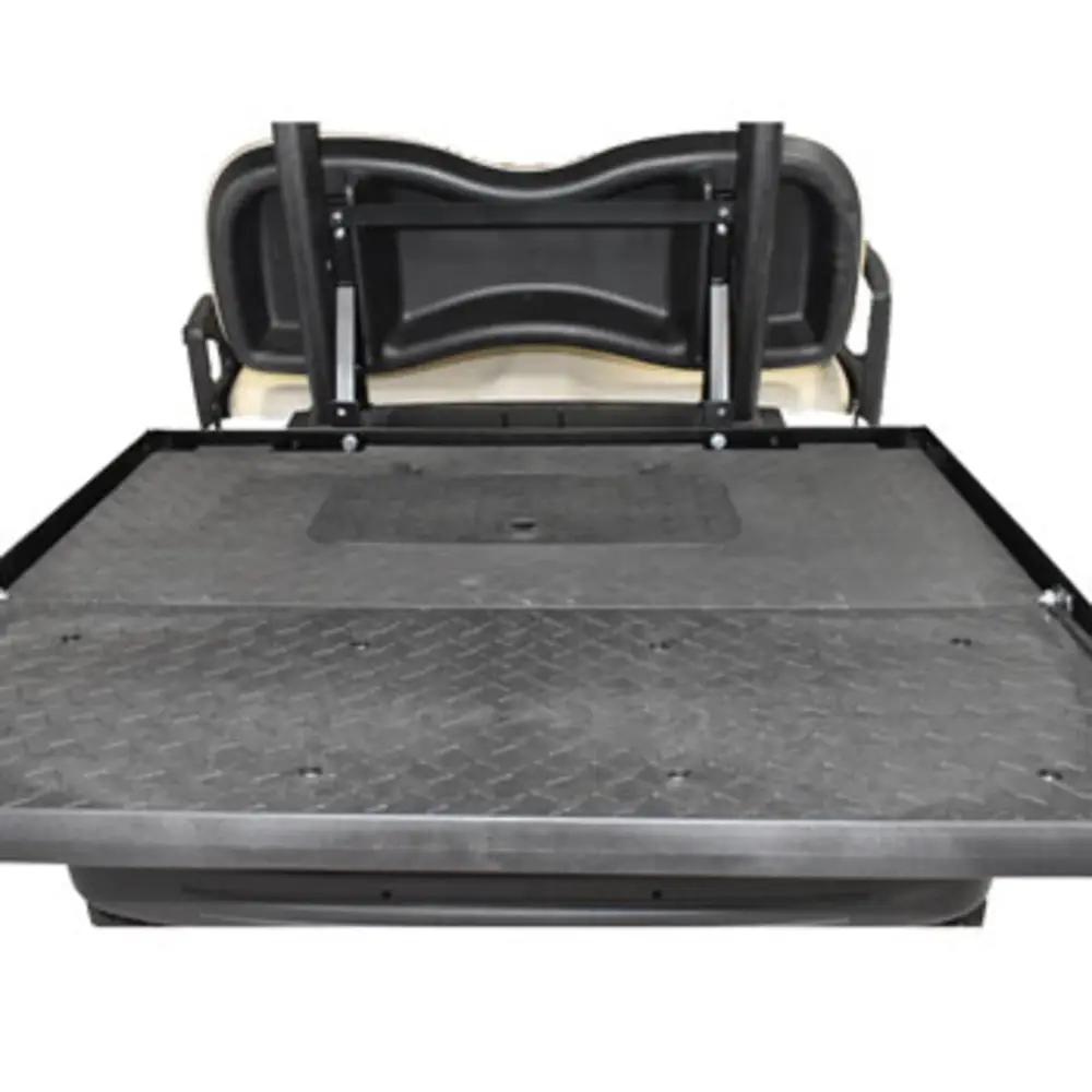 GTW® MACH3 Rear Flip Seat for EZGO RXV - Black Lakeside Buggies