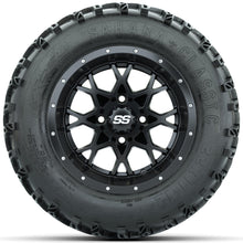 Set of (4) 12 in GTW Vortex Wheels with 22x11-12 Sahara Classic All-Terrain Tires Lakeside Buggies Parts and Accessories