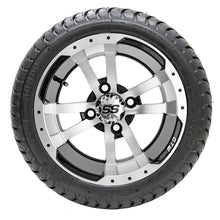 Lakeside Buggies 12” GTW Storm Trooper Black and Machined Wheels with 18” Mamba DOT Street Tires – Set of 4- A19-353 GTW Tire & Wheel Combos