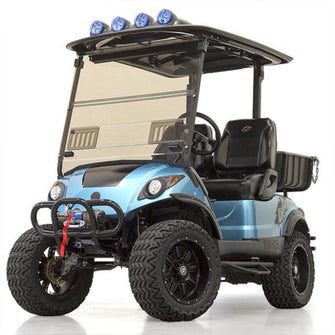 Lakeside Buggies Tinted EZGO RXV 1/4" Fold-Down Windshield with Vents (Years 2008-Up)- 09-084 EZGO Windshields