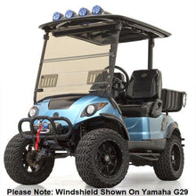 Lakeside Buggies Tinted EZGO TXT 1/4″ Fold-Down Windshield with Vents (Years 1994.5-2013)- 09-008 RedDot Windshields