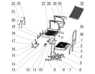 20 - Safety Belt Bracket Assy - M1203-2800160 - BACK SEAT ASSY PN# M1203-2800160