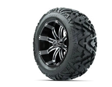 14” GTW Tempest Black and Machined Wheels with 23” Barrage Mud Tires – Set of 4 GTW Parts and Accessories