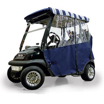 Lakeside Buggies Navy Sunbrella 3-Sided Custom Over-The-Top Enclosure - Fits Yamaha G29/Drive 2007-2016- 45079 RedDot Enclosures