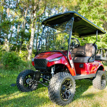 RedDot EZGO TXT Clear 1/4” Foldiing Windshield with Rubber Trim for Storm Body Kits with 1” Struts (Years 1994.5-Up) Lakeside Buggies