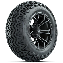 Set of (4) 14 in GTW Spyder Wheels with 23x10-14 GTW Predator All-Terrain Tires Lakeside Buggies Parts and Accessories