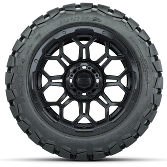 Set of (4) 14 in GTW Bravo Wheels with 22x10-14 GTW Timberwolf All-Terrain Tires Lakeside Buggies Parts and Accessories