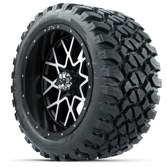 Set of (4) 14 in GTW Vortex Wheels with 23x10-14 GTW Nomad All-Terrain Tires Lakeside Buggies Parts and Accessories