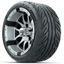 Set of (4) 12 in GTW Diesel Wheels with 215/40-R12 Fusion GTR Street Tires Lakeside Buggies Parts and Accessories