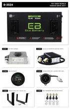 Eco Lithium Battery Complete Bundle for 2010-2013 Yamaha Drive/Drive2 70V 105Ah Eco Battery Parts and Accessories