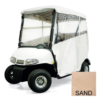 Lakeside Buggies Sand 3-Sided Over-The-Top 2-Passenger Vinyl Enclosure for EZGO T48- 48599 RedDot Enclosures