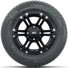 Set of (4) 12 in GTW Specter Wheels with 215/50-R12 Fusion S/R Street Tires Lakeside Buggies Parts and Accessories