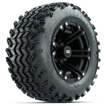 Set of (4) 12 in GTW Specter Wheels with 22x11-12 Sahara Classic All-Terrain Tires Lakeside Buggies Parts and Accessories