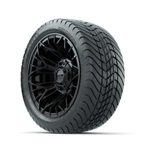 Set of (4) 12 in GTW® Stellar Black Wheels with 215/35-12 Mamba Street Tires Lakeside Buggies Parts and Accessories