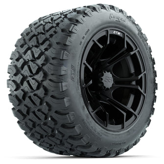 Set of (4) 12 in GTW Spyder Wheels with 20x10-R12 GTW Nomad All-Terrain Tires Lakeside Buggies Parts and Accessories