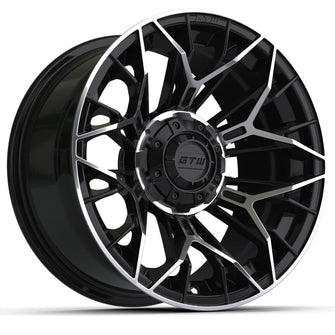 14&Prime; GTW&reg; Stellar Black with Machined Accents Wheel PN# 19-321