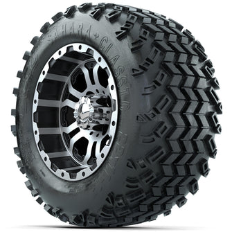 Set of (4) 12 in GTW Omega Wheels with 22x11-12 Sahara Classic All-Terrain Tires Lakeside Buggies Parts and Accessories