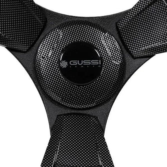 Lakeside Buggies Gussi Italia® Lugana Black Steering Wheel For All EZGO TXT / RXV Models- 06-023 Gussi Parts and Accessories