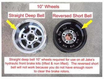 Lakeside Buggies Hydraulic brakes Club Car Precedent 2004-2008½ (Non-lifted)- 7257 Jakes Brakes