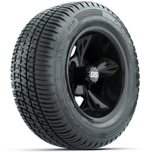 Set of (4) 12 in GTW Godfather Wheels with 215/50-R12 Fusion S/R Street Tires Lakeside Buggies Parts and Accessories