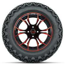 Set of (4) 14 in GTW Spyder Wheels with 23x10-14 GTW Predator All-Terrain Tires Lakeside Buggies Parts and Accessories