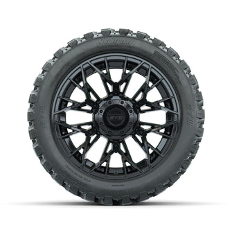 Set of (4) 14 in GTW® Stellar Black Wheels with 23x10-R14 Nomad All-Terrain Tires Lakeside Buggies Parts and Accessories