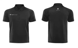 Dry Fit Mens Fleet Lithium Active Polo - Black Fleet Lithium Apparel undefined