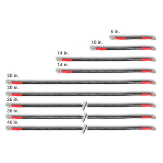 Lakeside Buggies MODZ® Club Car 2-Gauge Complete Battery Cable Set- CC 2-GAUGE OPTIONS Modz NEED TO SORT