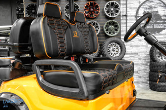 2024 Icon i40L Custom Build  Orange  Lithium Golf Cart PN# LT-A0130412